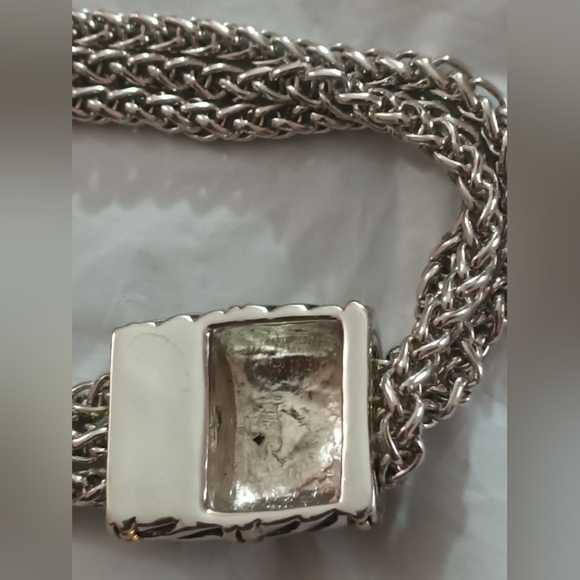 Silver and Gold Two Tone Y2K Rope Bracelet - Picture 4 of 8